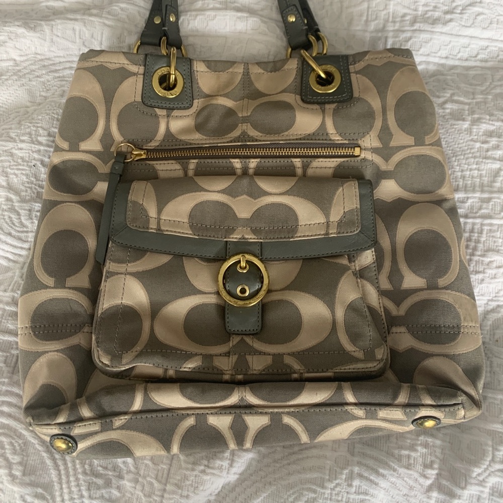Authentic monogram Coach Purse